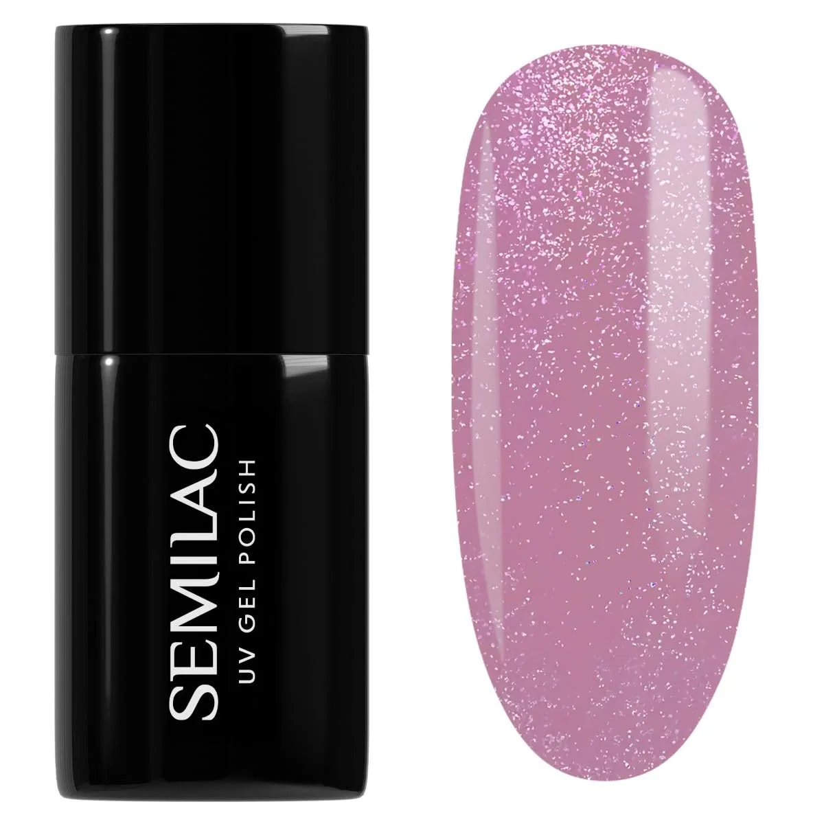 УФ-гель-лак для ногтей «319 Shimmer Dust Pink» от Semilac Semilac