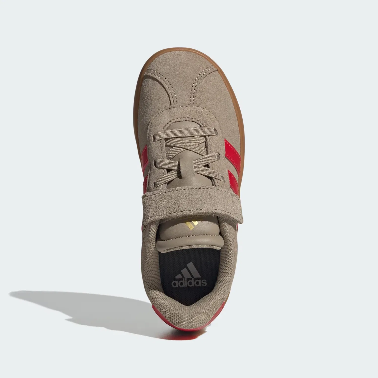 Кроссовки Adidas Sportswear Vl Court 3.0 темно-бежевого цвета — фото 2