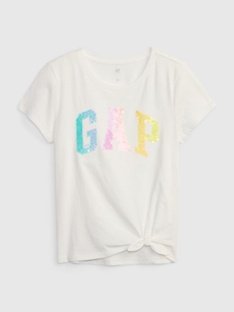 

Детская футболка с логотипом Gap, белый