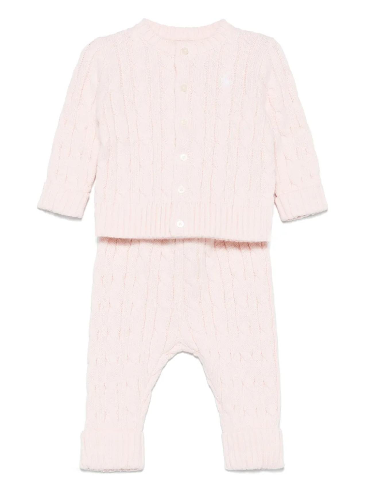 

Комплект брюк из хлопка POLO RALPH LAUREN KIDS, розовый
