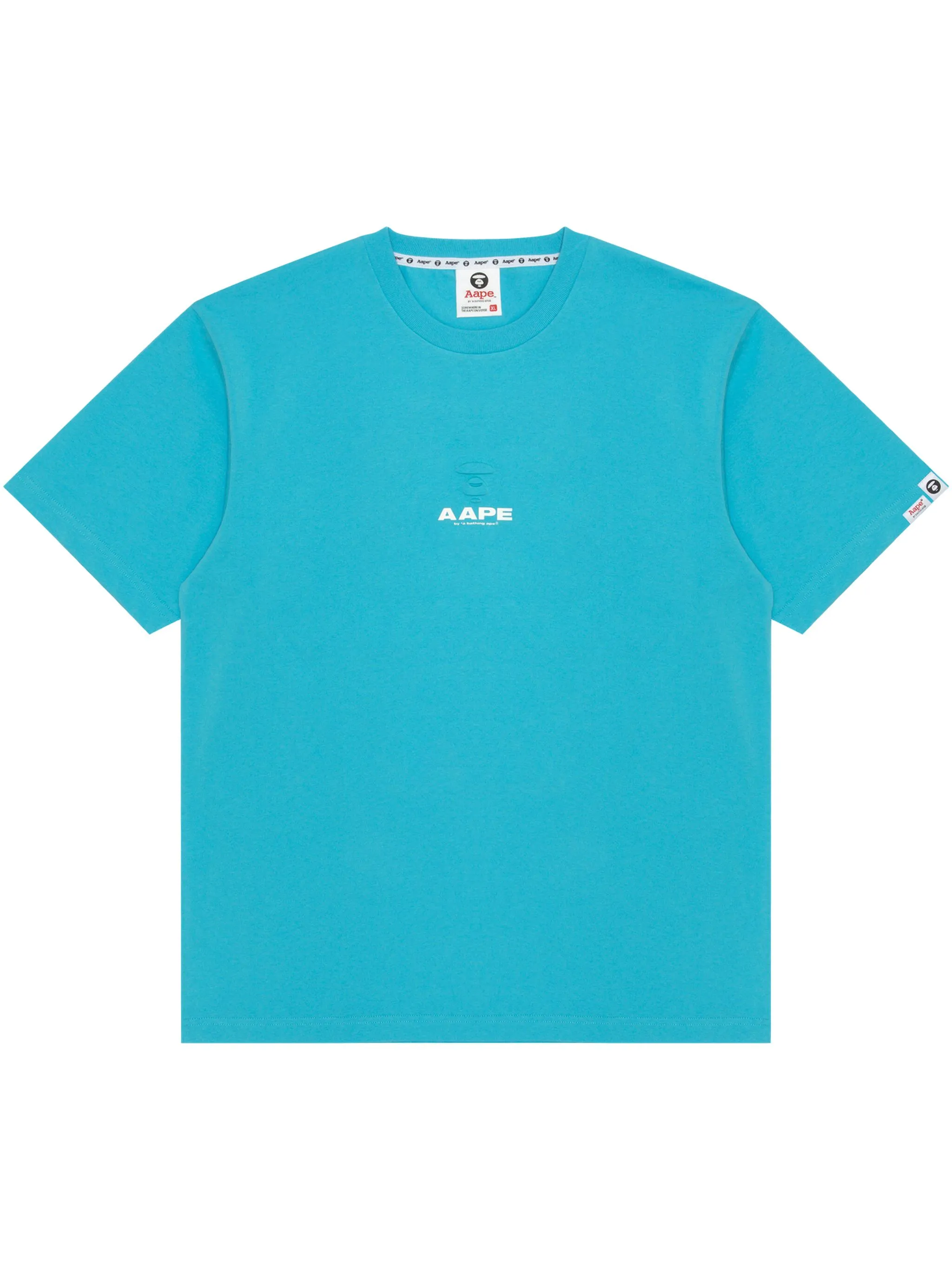 

Футболка с круглым вырезом Aape By A Bathing Ape, синий