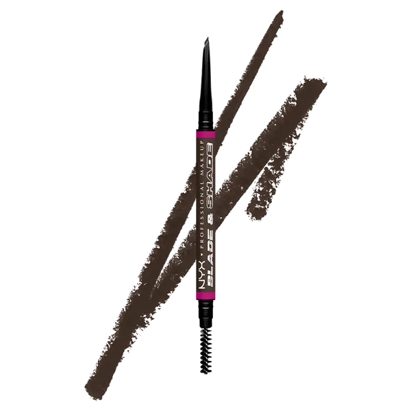 Nano-Precise, двусторонний карандаш для бровей 07 пепельно-коричневый, 13,6 г Nyx Professional Makeup Blade & shade, цвет 07 ash brown — фото 2