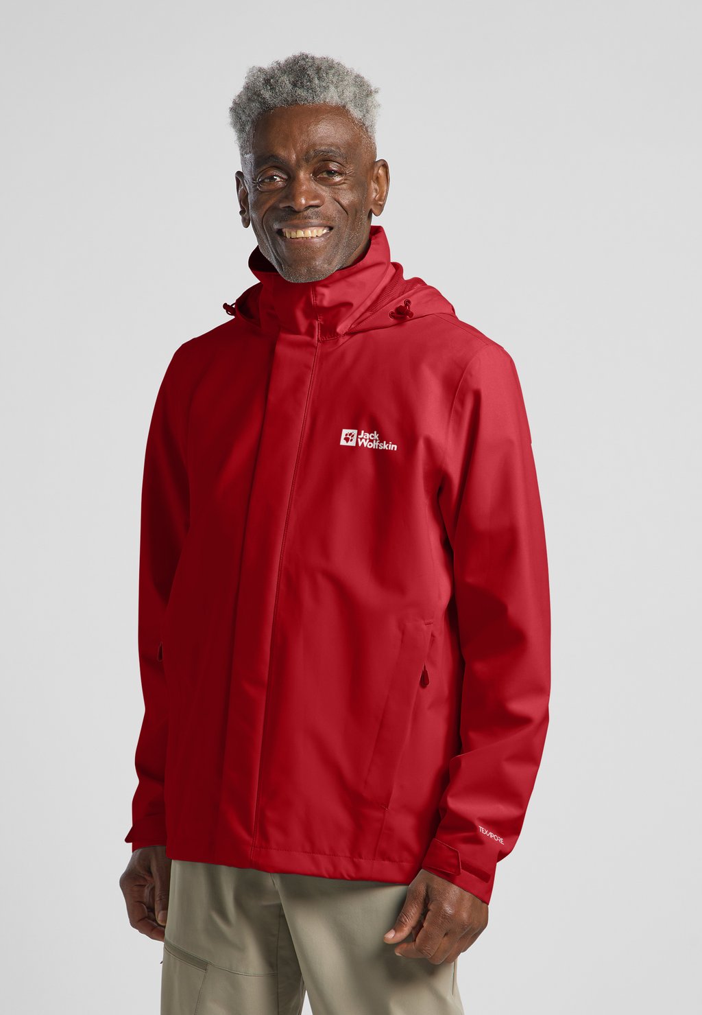 

Водонепроницаемая куртка TRAILTIME Jack Wolfskin, красный