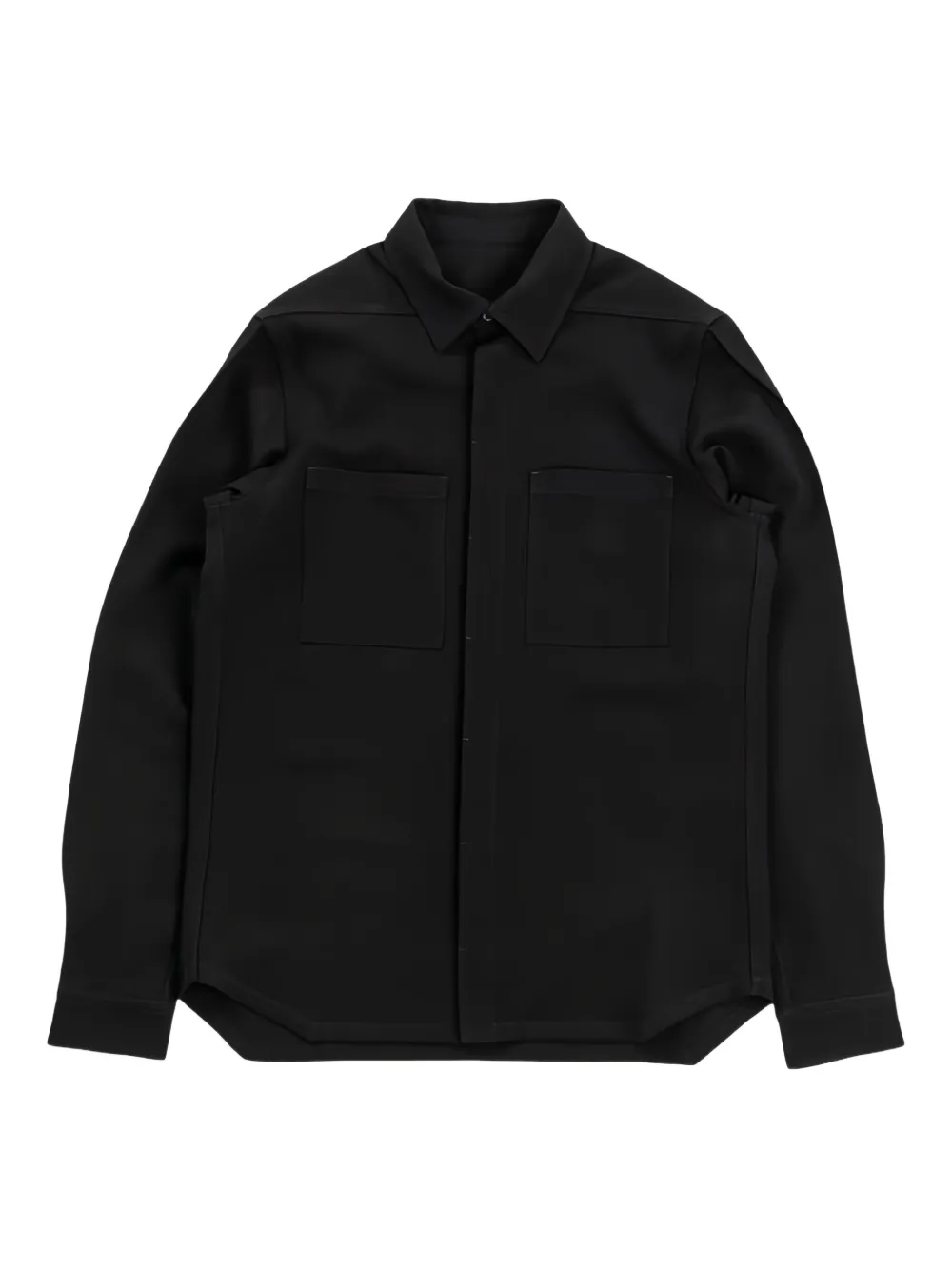 

Рубашка с двумя карманами и длинными рукавами Rick Owens