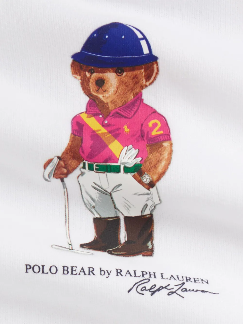 Комплект polo bear из платья и блумеров POLO RALPH LAUREN KIDS, белый — фото 3