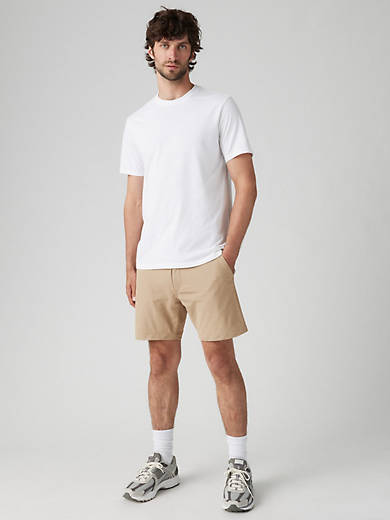 

Мужские шорты Levi's XX Chino Tech 8", цвет Beach Taupe - White