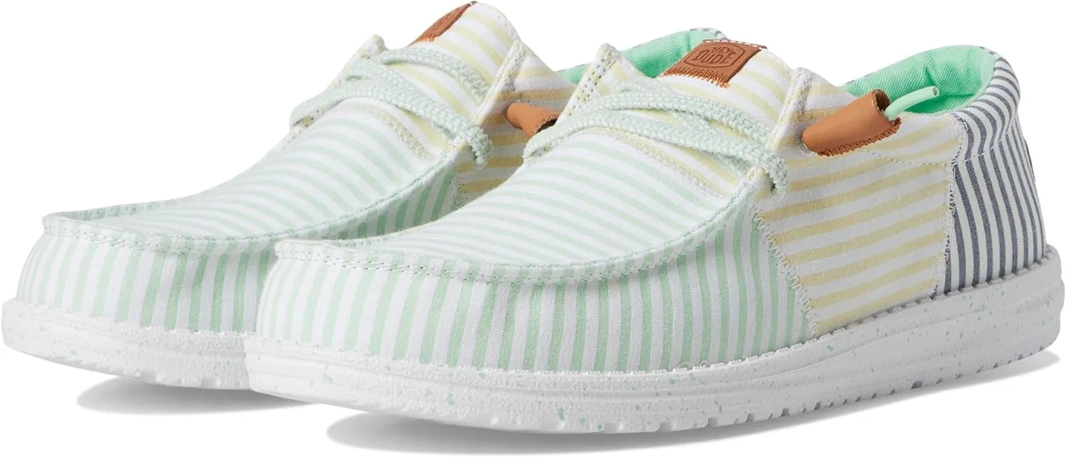 Мужские лоферы Hey Dude Wally Tri Nu Prep HEYDUDE, Green Ash Multi