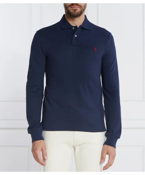

Футболка поло Slim fit Polo Ralph Lauren, синий