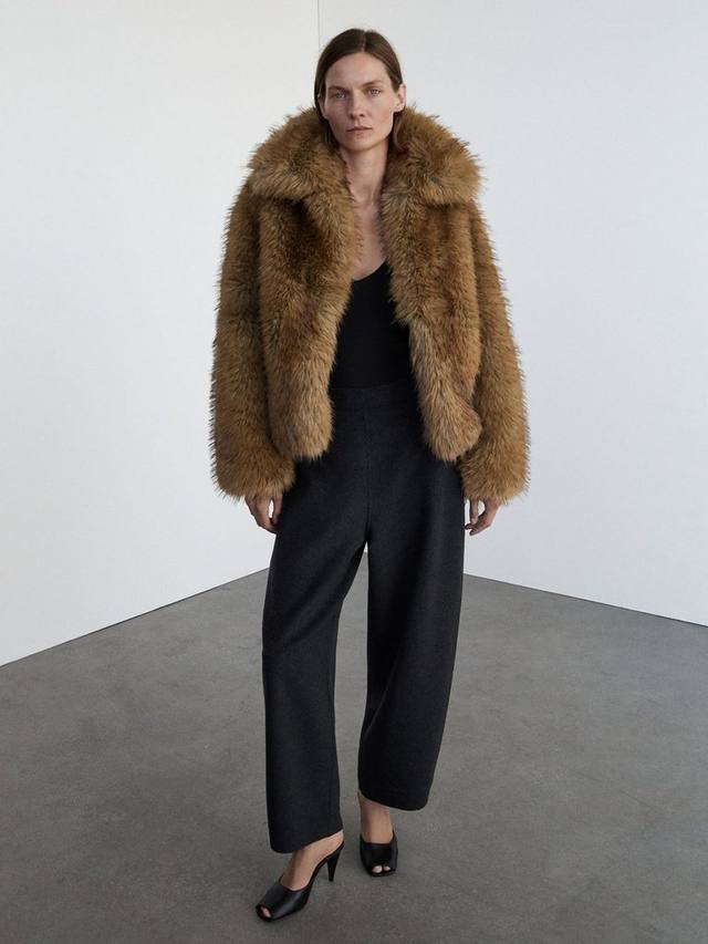 

Брюки Leipzig из шерстяной смеси Mango, Grey