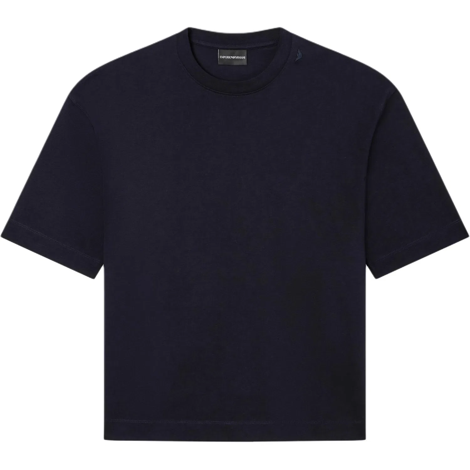 Футболка из хлопкового джерси EMPORIO ARMANI, Navy Blue