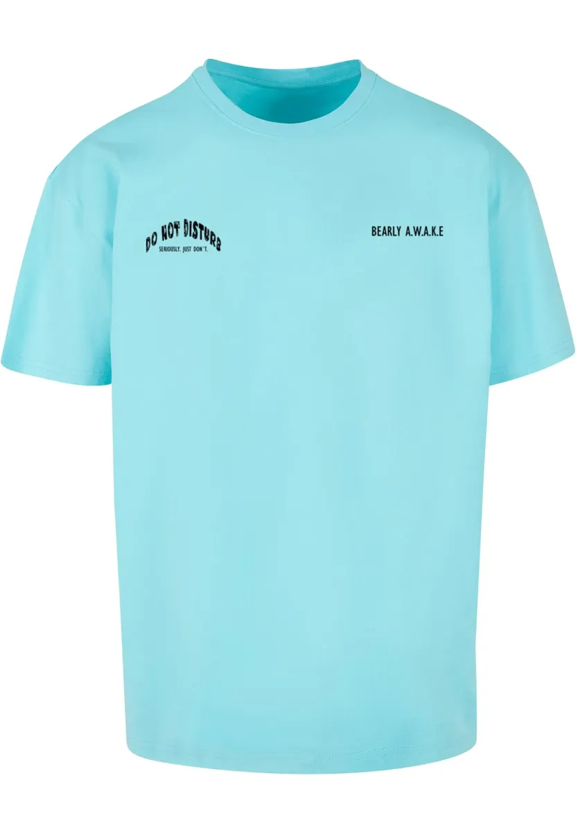 

Футболка Merchcode "Мужская футболка большого размера Barely Awake Heavy Oversize", синий