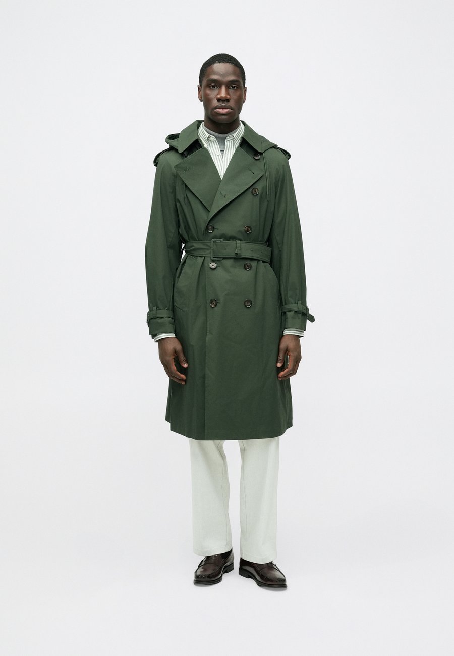 

Пальто Lacoste Trenchcoat, Vert Bouteille/Black