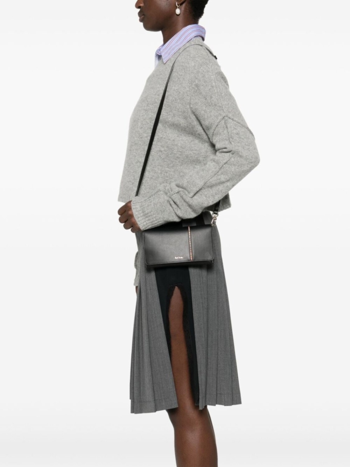 

Paul Smith сумка через плечо Signature Stripe, черный