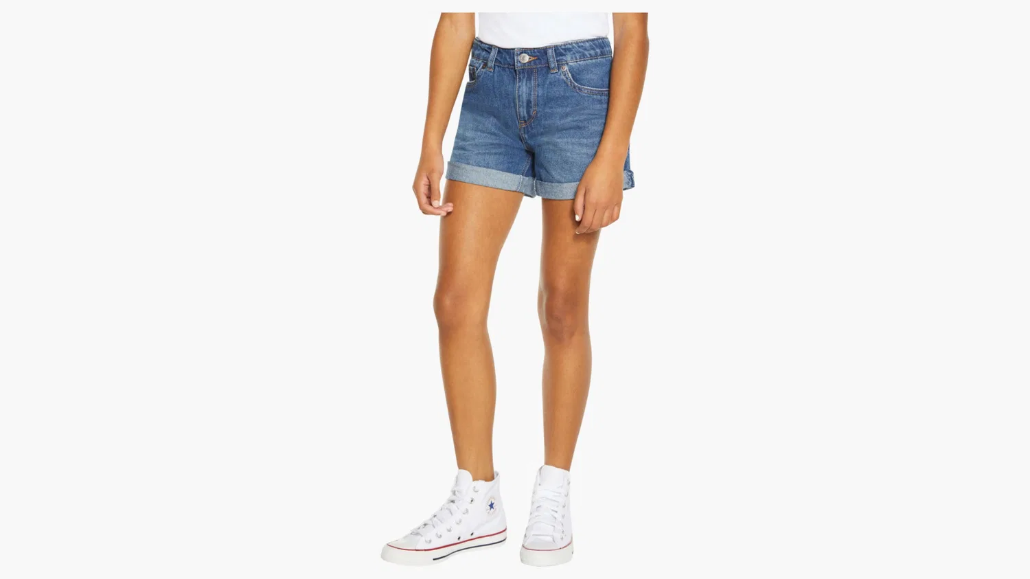 Шорты для девочек 7-16 лет Levi's, Dark Wash