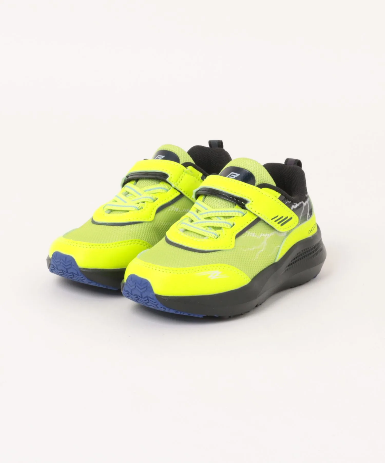 Кроссовки для детей с застежкой Velcro и светоотражателями Bio Fitter Lime