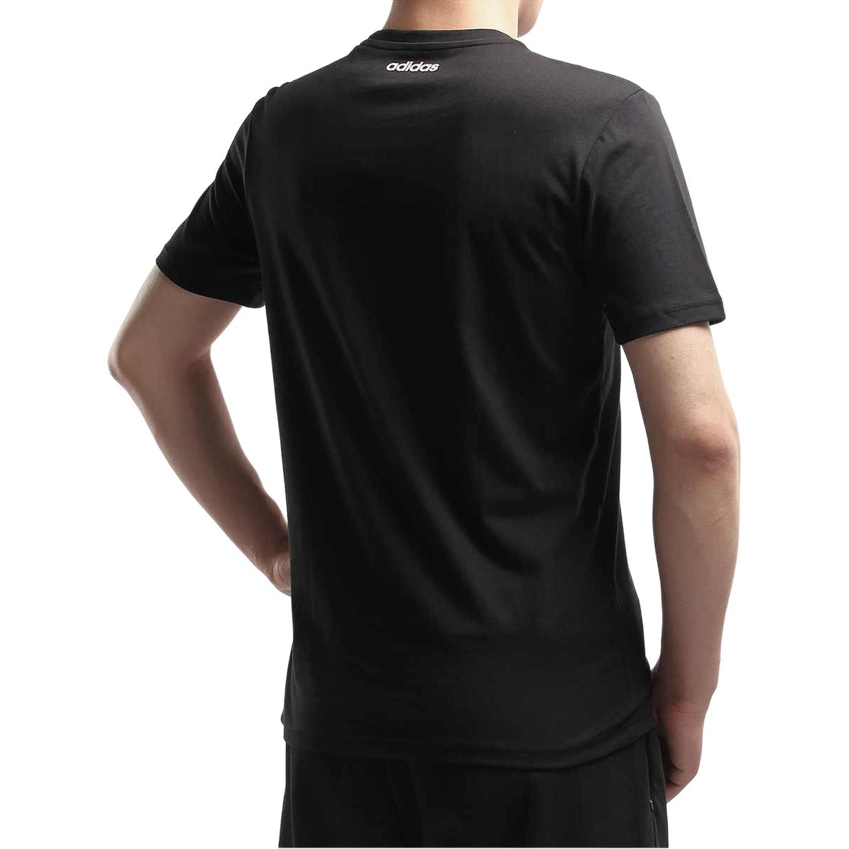 Adidas Футболка мужская черная — фото 4