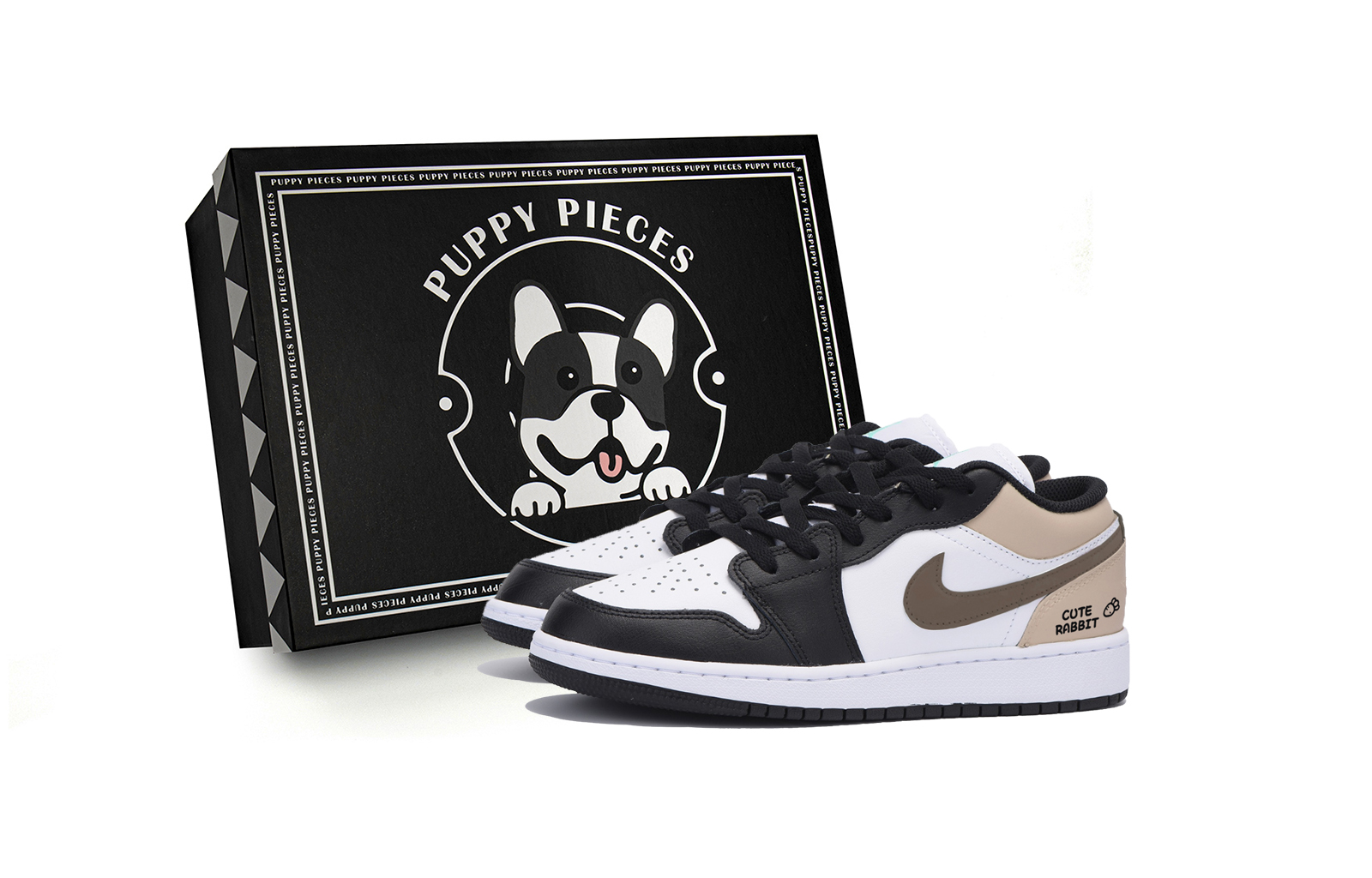 

Jordan Баскетбольные кроссовки Air 1 Low Top Vintage, мужские, белые, коричневые