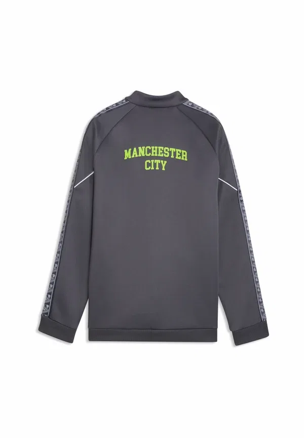 Футболка Manchester City King Anthem Club Wear Puma, галактический серый/про-зеленый — фото 2