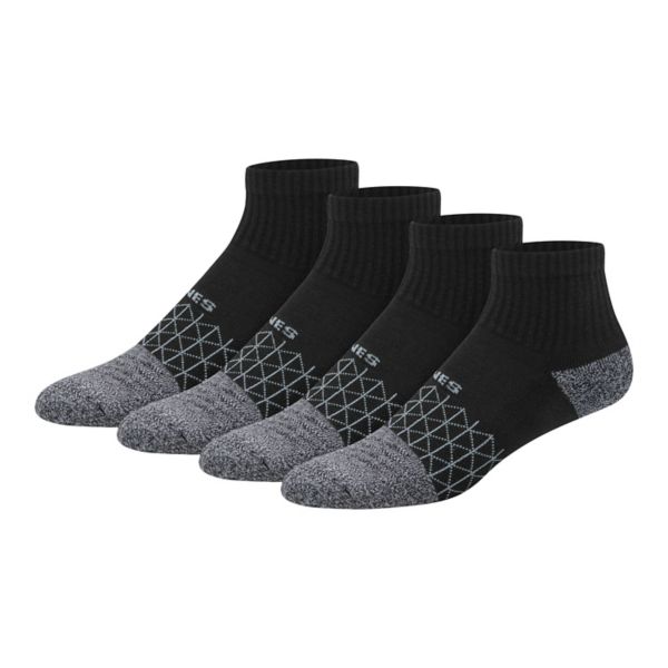 

Мужские носки 3+1 в подарок максимальный комфорт короткие носки до щиколотки Hanes, черный