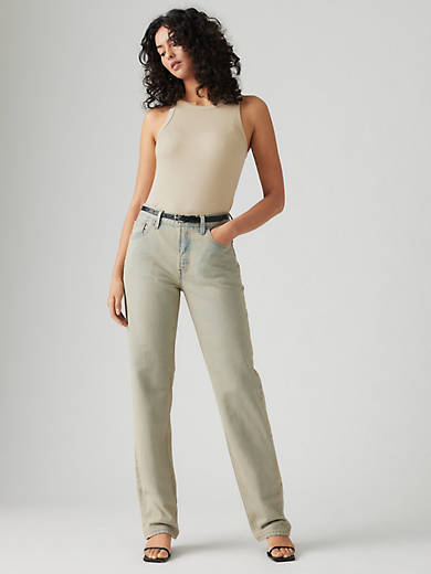 

Женские джинсы 501 90-х годов Levi's, цвет Hay Stack - Green