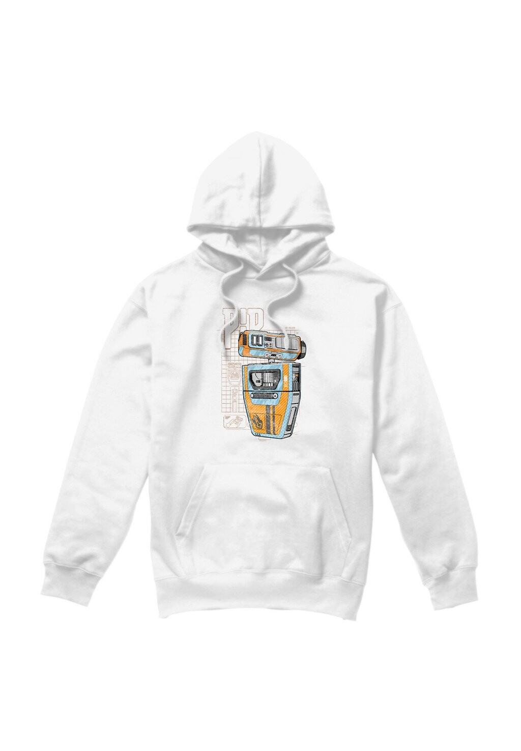 

Толстовка THE ACOLYTE BLUEPRINT PIP DROID PRINT Star Wars, белый