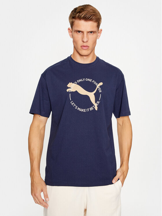 

Футболка стандартного кроя Puma, синий