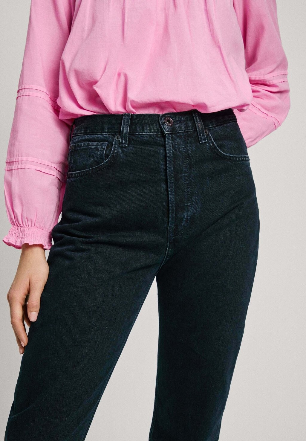 

Джинсы облегающего кроя STRAIGHT Pepe Jeans, синий деним