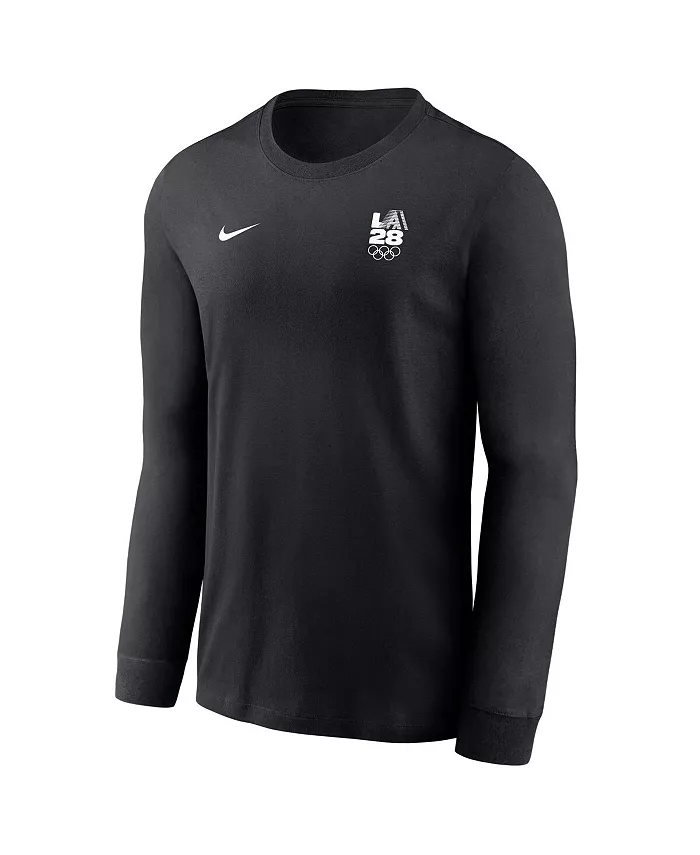 

Мужская черная футболка с длинным рукавом LA 2028 Summer Olympics Team Issue Legend Performance Nike