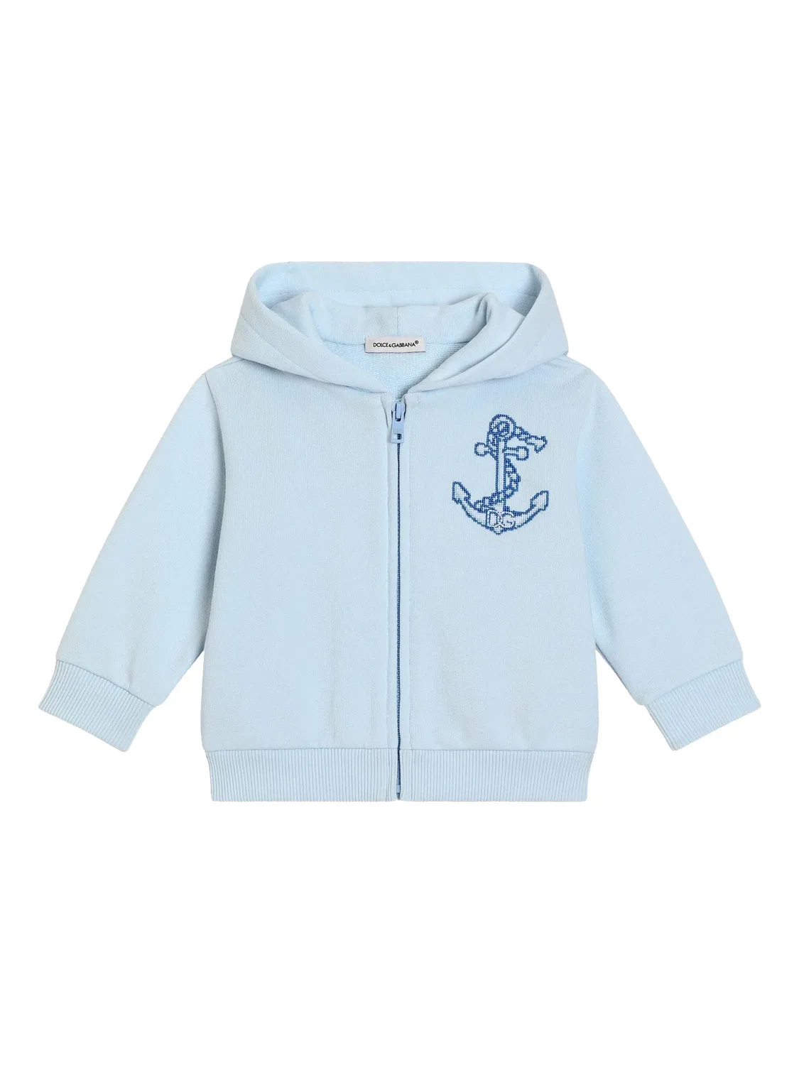 Худи с логотипом Anchor Dolce & Gabbana Kids
