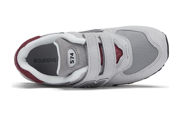 NB 574 Cushioning Low-Top детские беговые кроссовки серые детские New Balance, серый — фото 4