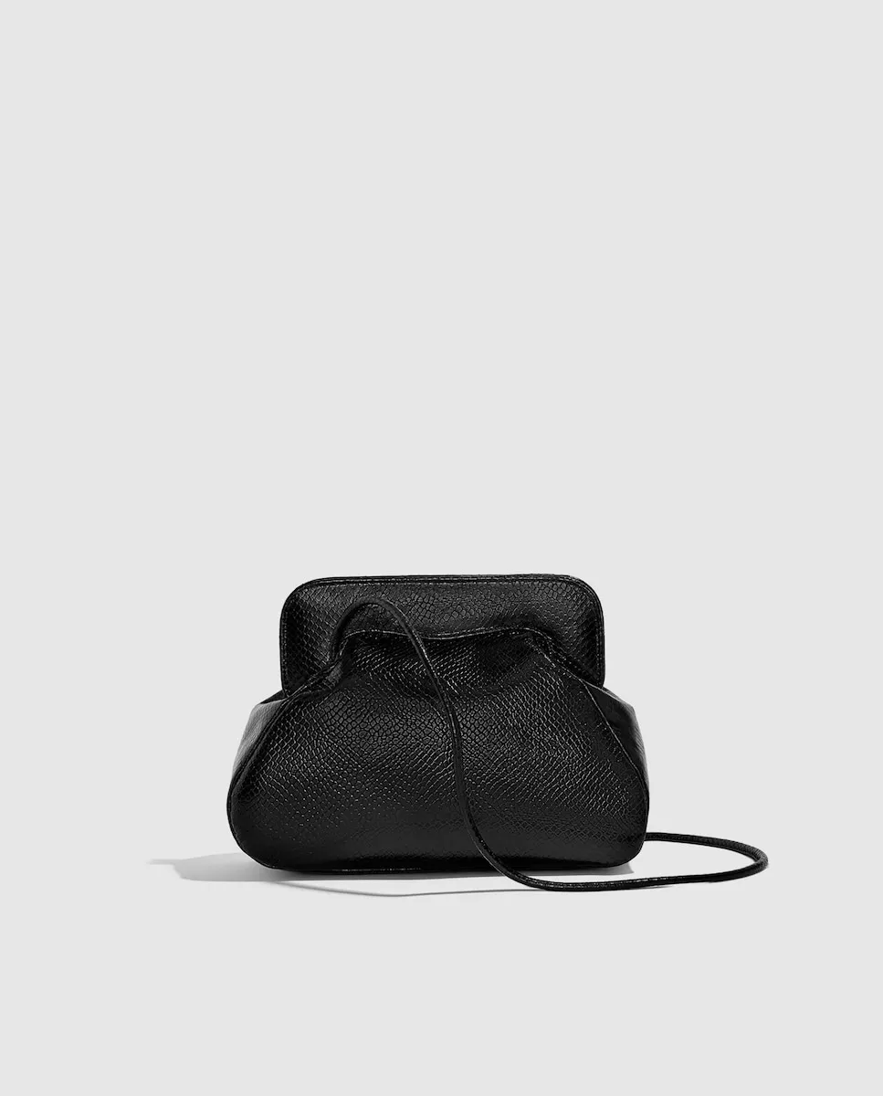 

Женская сумка через плечо из кожи питона Phialebel, черный