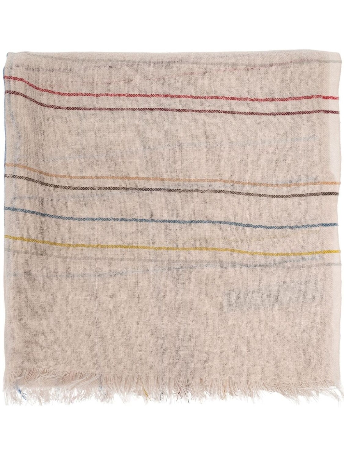 

Paul Smith шарф Signature Stripe с необработанным краем, нейтральный цвет