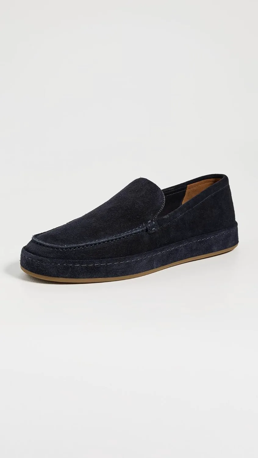 Мужские лоферы слипоны Allen Edmonds Brody из замши, темно-синий — фото 2