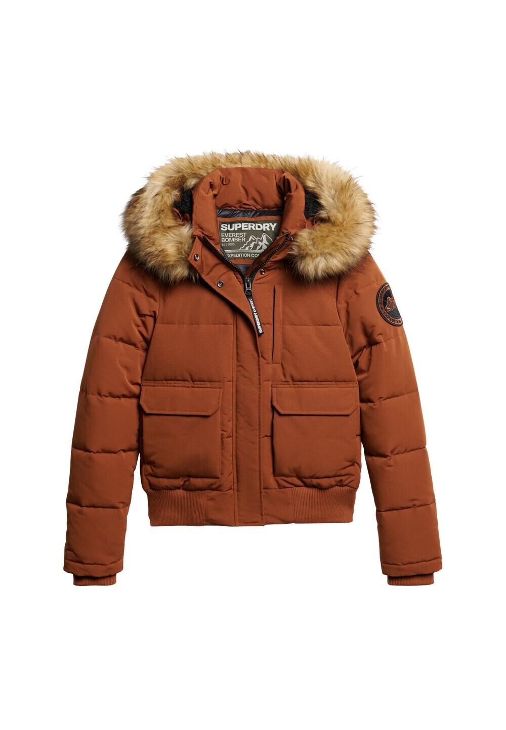 

Зимняя куртка Superdry, темно-оранжевый