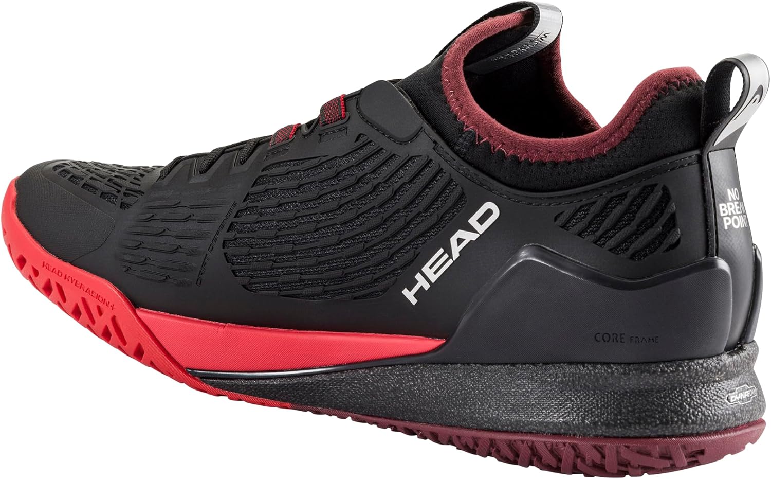 Мужские теннисные кроссовки Head Endure Pro, черный/красный — фото 3