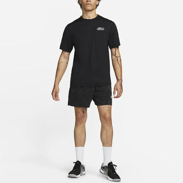 Футболка dri fit uv hyverse футболка Nike, черный — фото 3