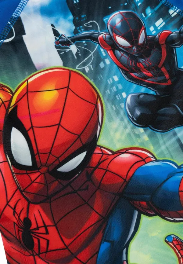 Marvel spiderman schwimmshirt uvschutz 50 langarm badeshirt-рубашка рашгард жилет от сыпи Spiderman, Blau — фото 4
