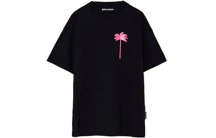 

Футболка с принтом пальмы Palm Angels, черная