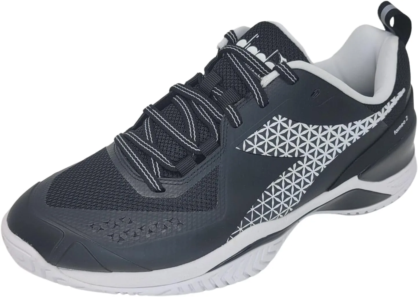 Мужские теннисные кроссовки Diadora Blushield Torneo Clay, бело-голубые, модель Corsair