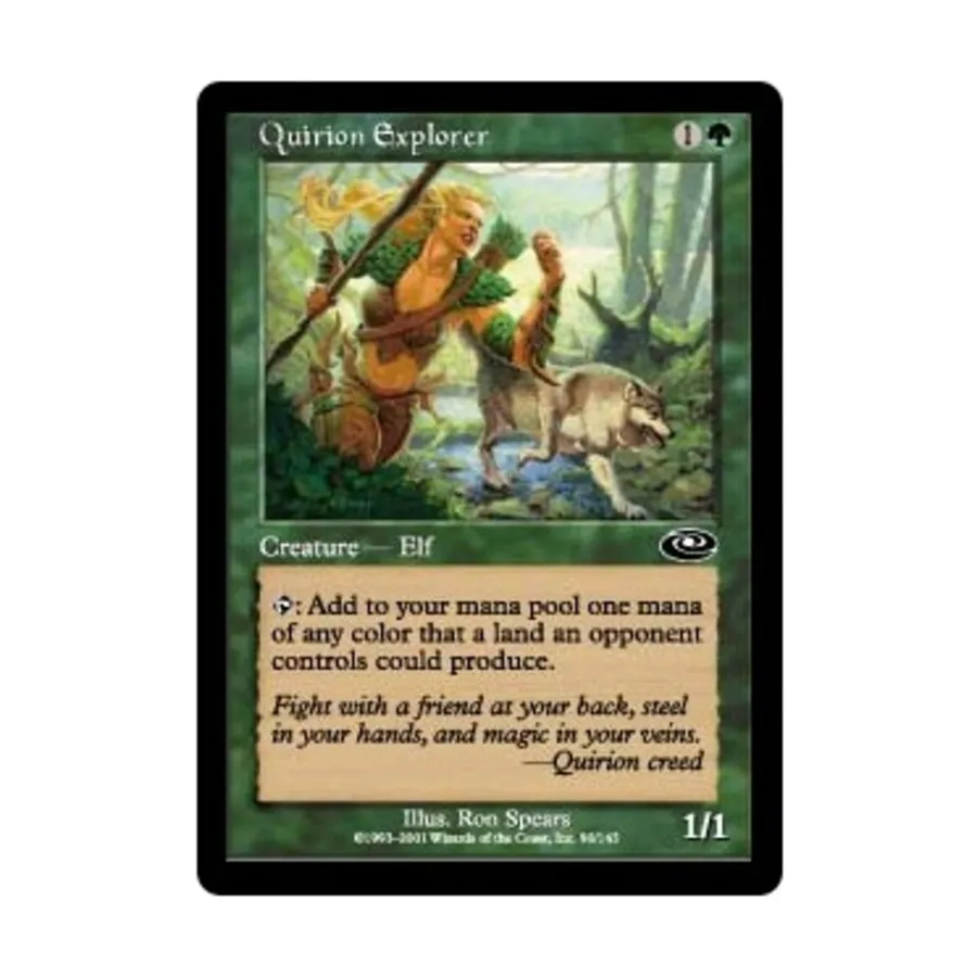 

CCG Квирионский исследователь (клавиша C), MTG - Planeshift