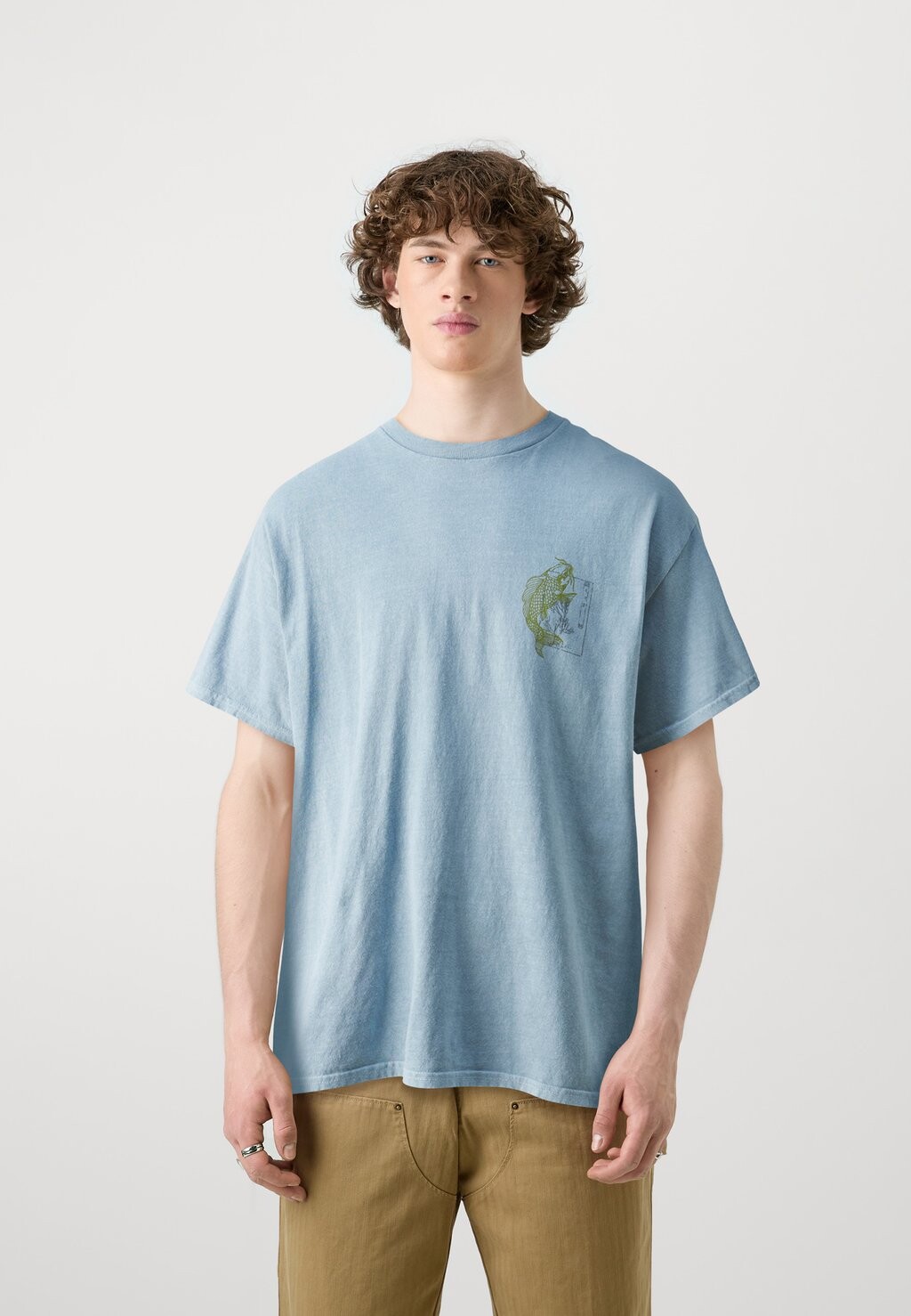 

Принт на футболке SKETCH TEE UNISEX BDG Urban Outfitters, синий
