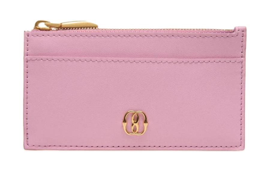 

BALLY Женский держатель карт из телячьей кожи, розовый