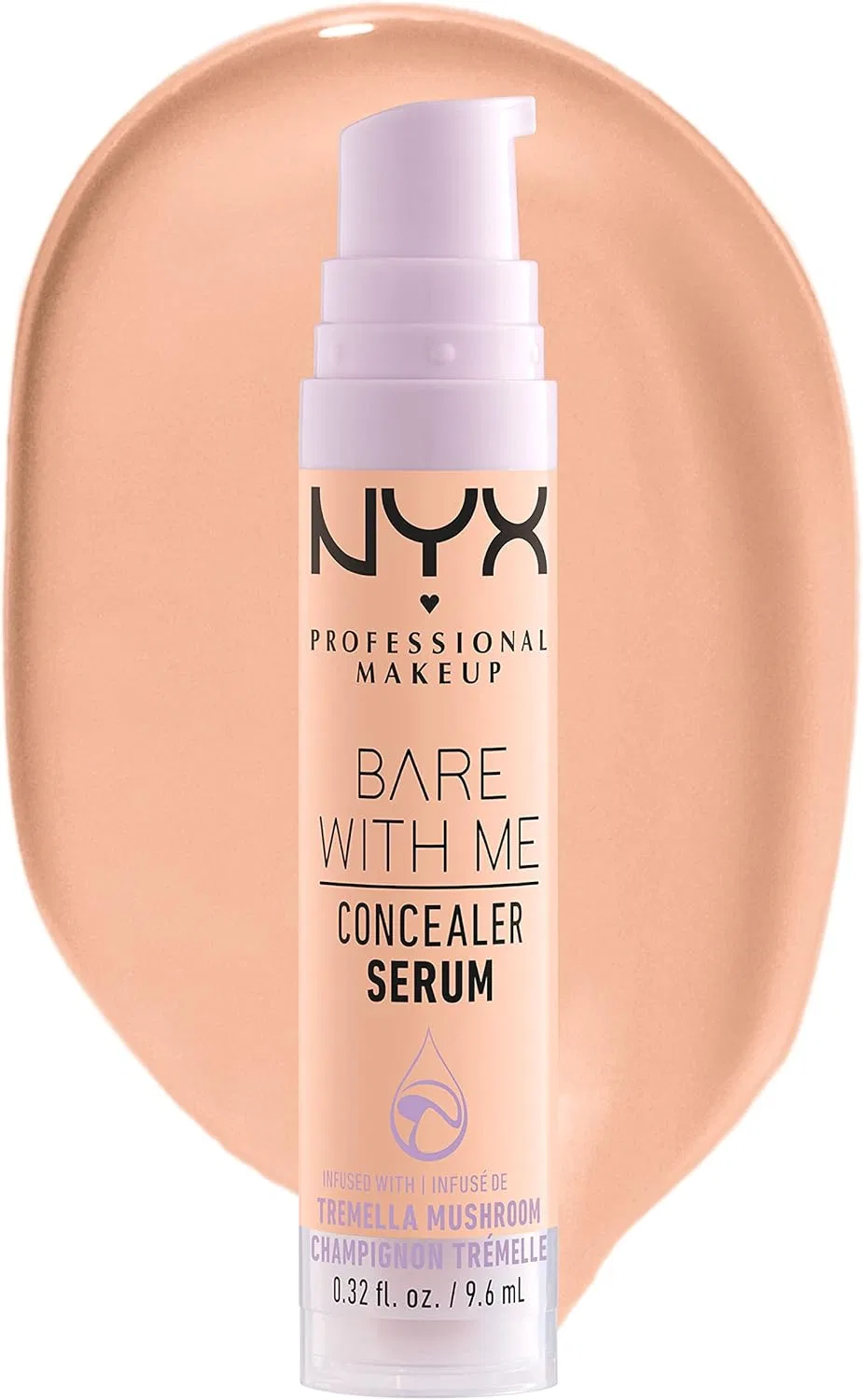 Сыворотка Nyx Professional Makeup — Консилер для лица и глаз Bare With Me, тон Vanilla, 9.6 мл