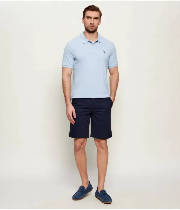 Полюс classic fit Us Polo Assn, небесно-голубой — фото 2