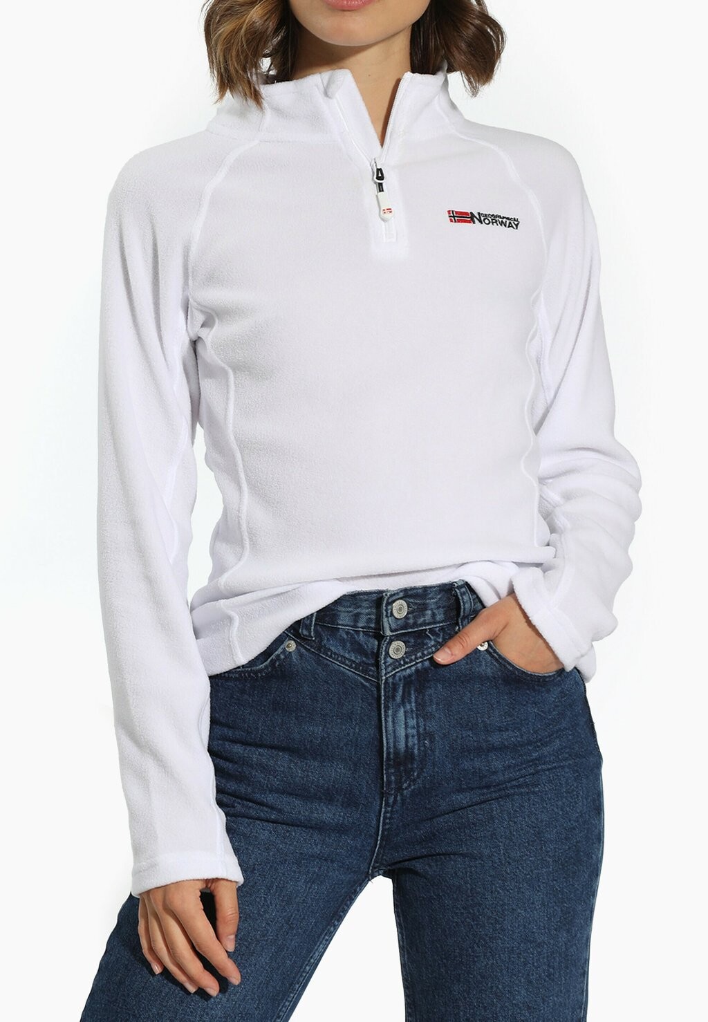 

Свитер флисовый TORTION POLAR Geo Norway, цвет white