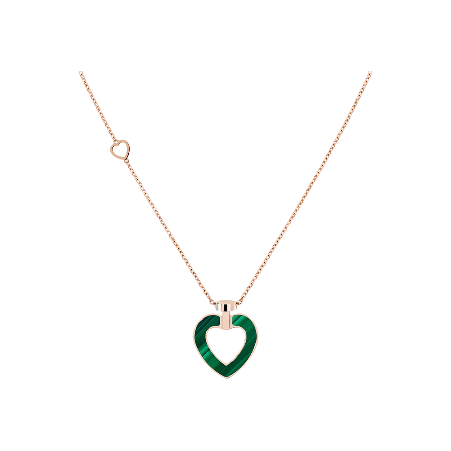 

Колье Fred Pretty woman из розового золота с бриллиантами, малахитом и перламутром
