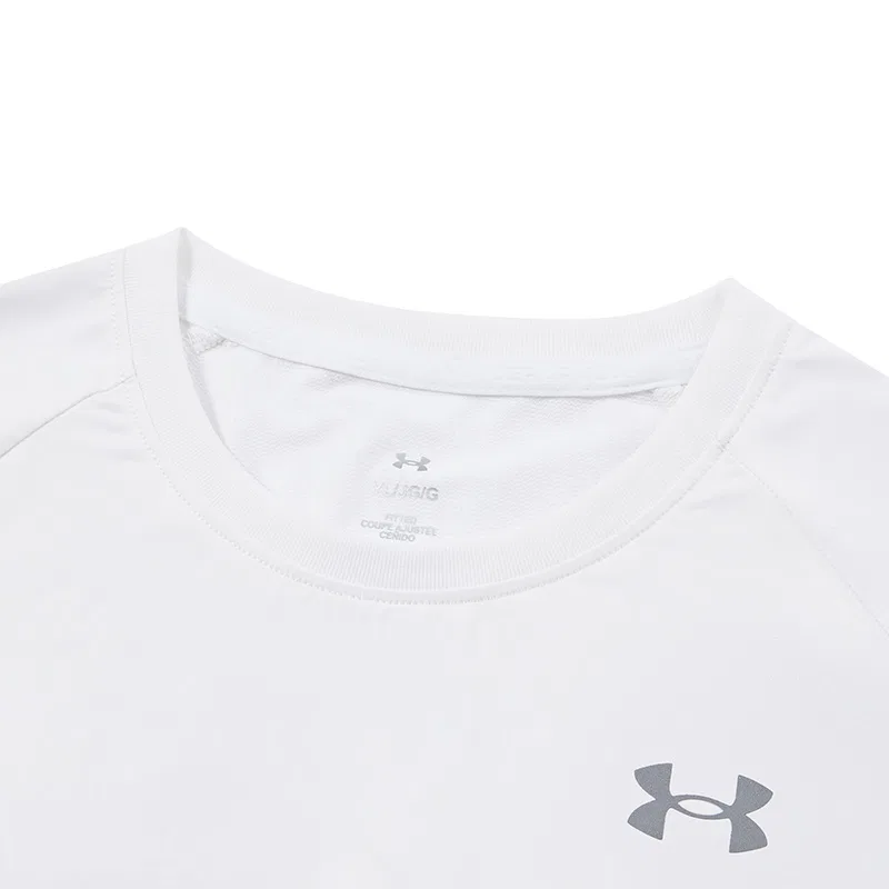 Футболка детская Crew Neck Under Armour белая — фото 4