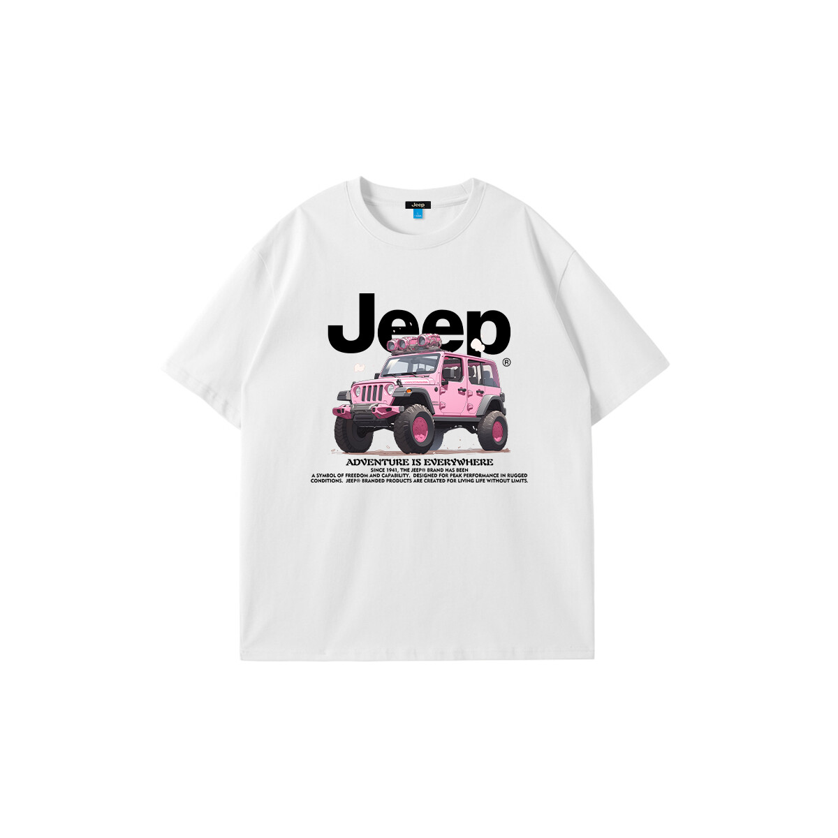 

Футболка унисекс Jeep, серый