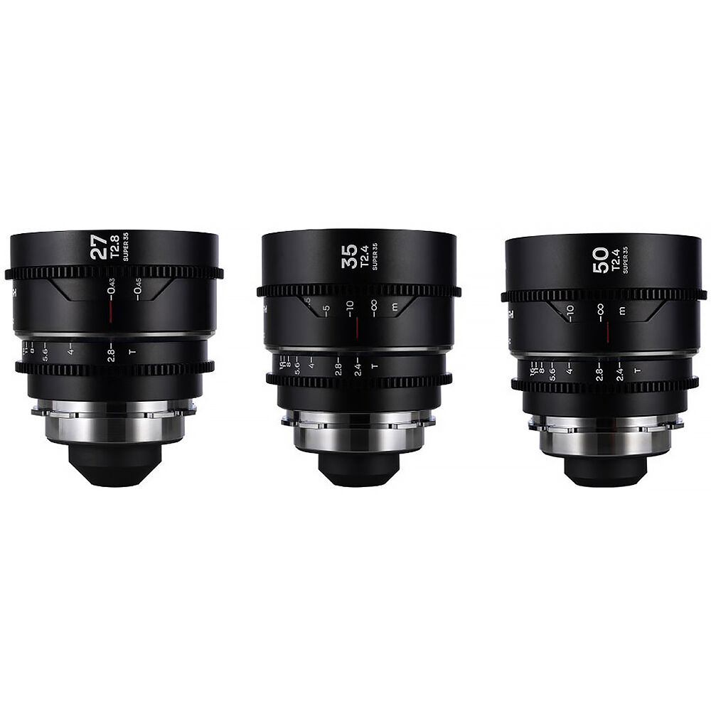 

Комплект из 3 анаморфотных объективов Venus Optics Laowa Nanomorph S35 с фиксированным фокусным расстоянием (ARRI PL и Canon EF, Silver Flare)