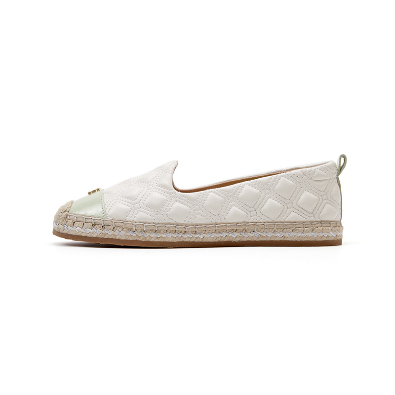 Эспадрильи женские Dew White + Cedar Green Marie Claire